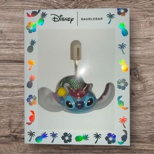 Disney Stitch BaubleBar Bag Charm Keychain Rhinestone Christmas Tree Holiday NEW